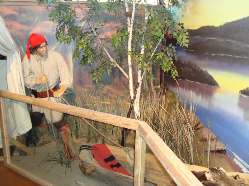 The trapper museum exhibit
