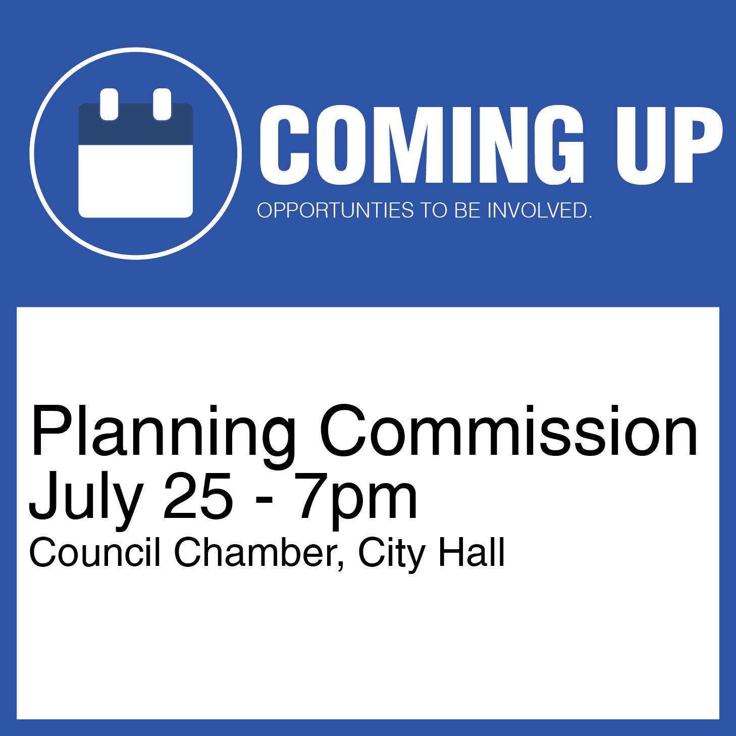 Planning Commission July 25, 2019